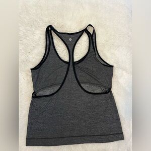 Lululemon Tank Size 8 Grey/ Black